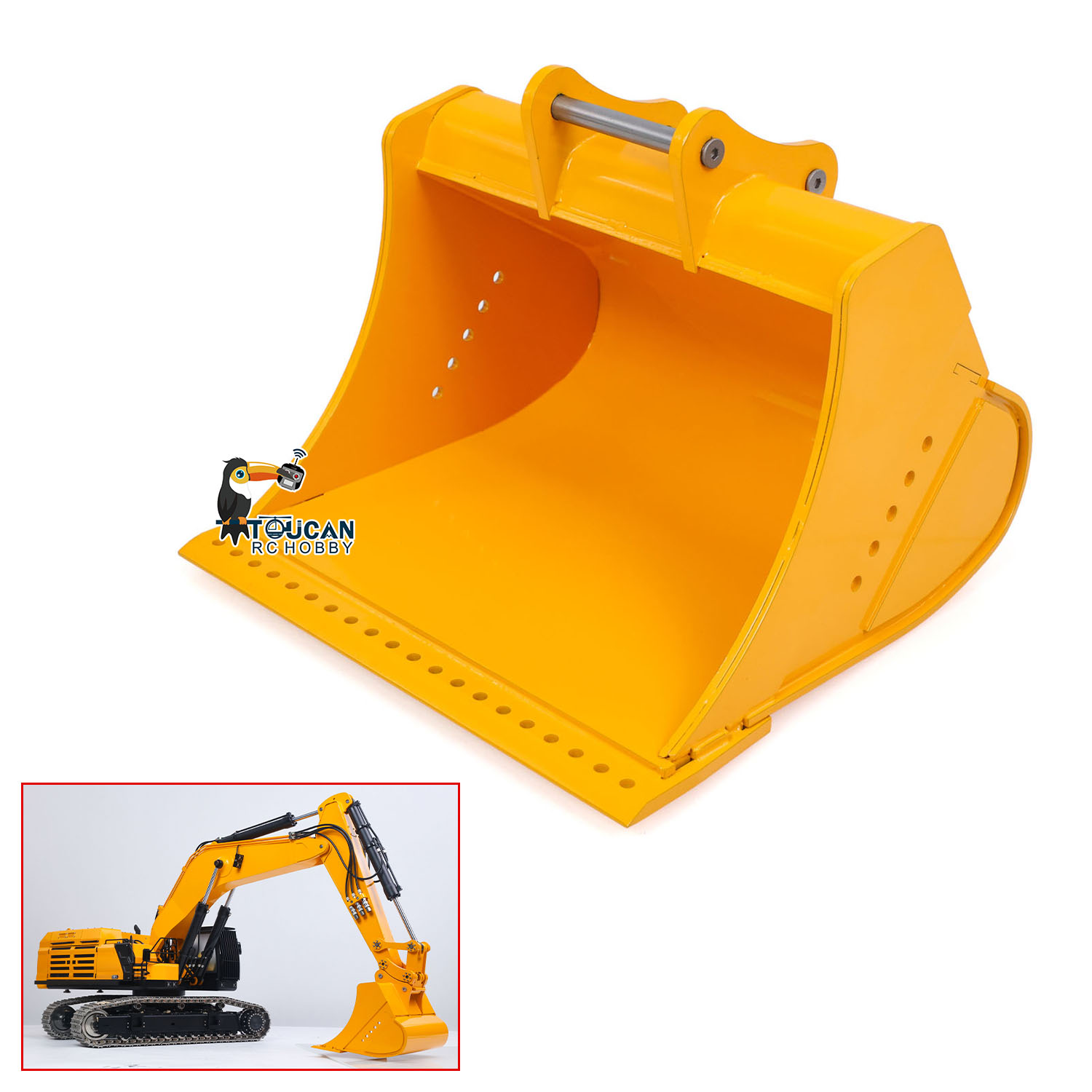 Rc Hobby Grade Excavator - Bucket Grading Logam untuk RC Part