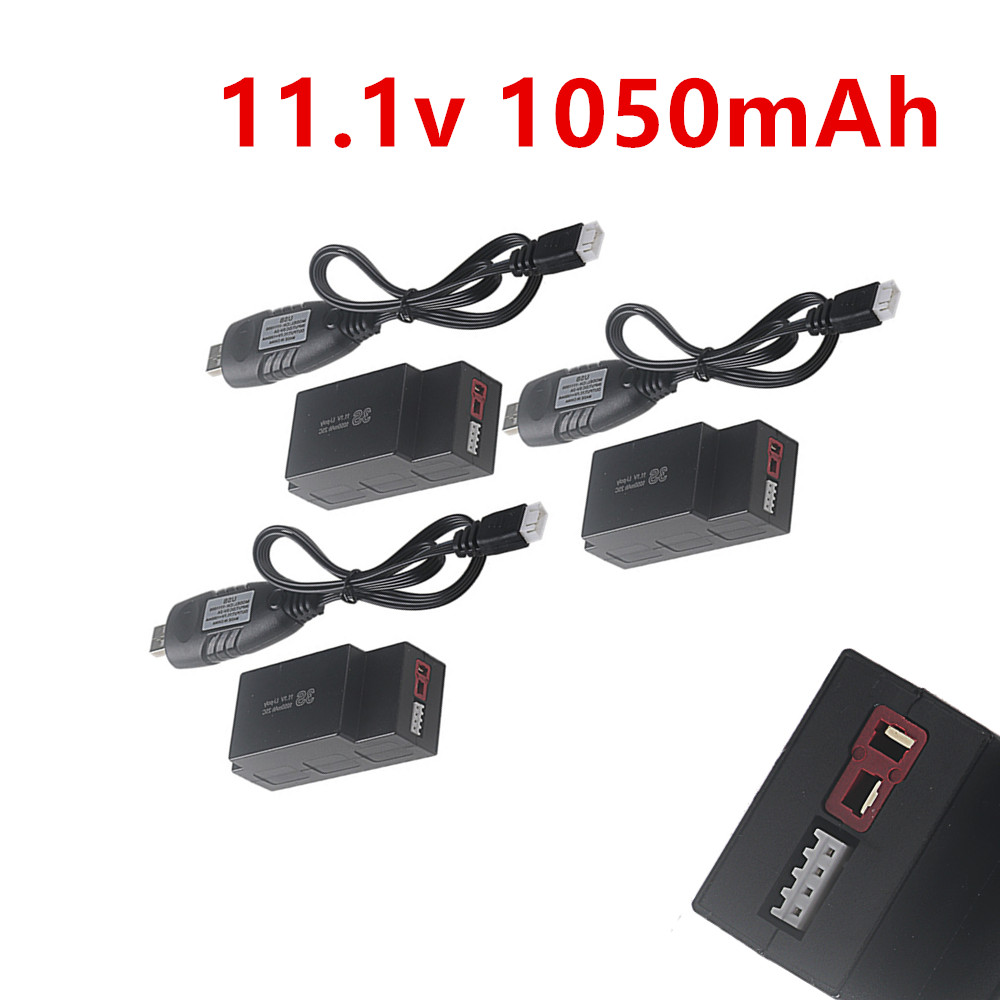 Rc Hobby Charger - Baterai Lipo 3s 11.1V 1050mAh yang