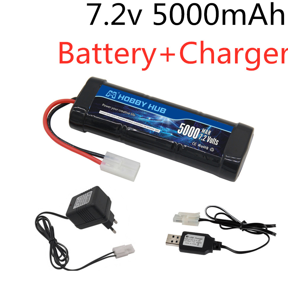 Rc Hobby & Maskinservice I Eskilstuna - 7.2V 5000 MAh Ni-mh Battery Pack