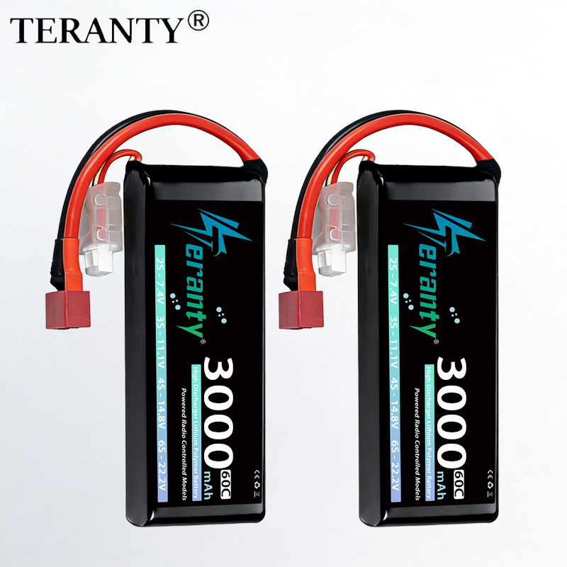 Rc Hobby & Maskinservice I Eskilstuna - TERANTY 2S 3000mAh Baterai Lipo 7.4V
