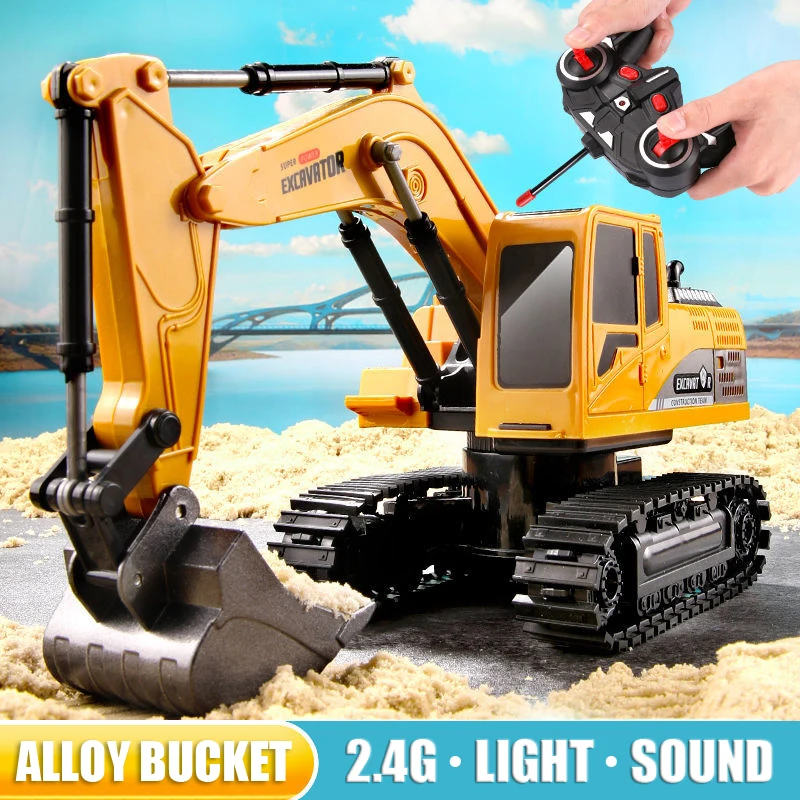 Rc Excavator Hobby - Excavator RC 2.4Ghz 6 Channel 1:24