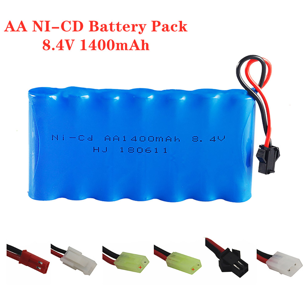 Rc Hobby & Maskinservice I Eskilstuna - Paket Baterai Isi Ulang 8.4V 1400Mah