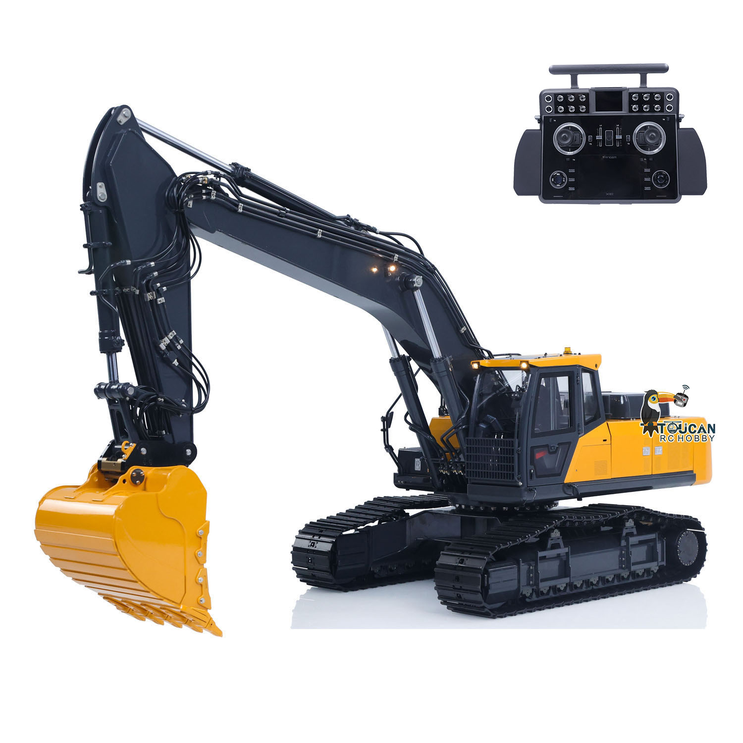Rc Excavator Hobby - 1/14 Metal E400 SFROG Excavator Hidrolik