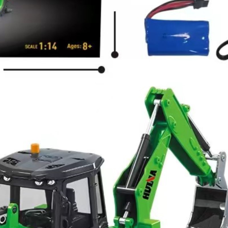 Rc Excavator Hobby - Penjualan AS HUINA 1/14 1579 Excavator