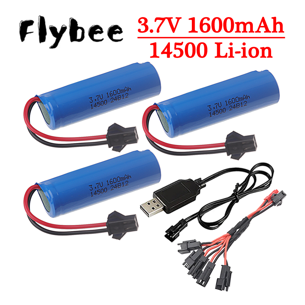 Rc Hobby & Maskinservice I Eskilstuna - Baterai Lipo 3.7v 14500 1600mAh asli