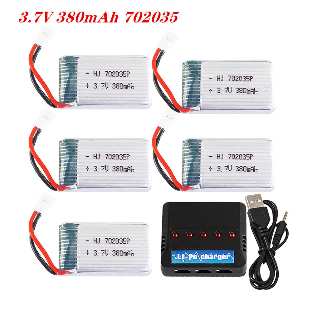 Rc Hobby Charger - 3.7V 380mah 702035 Baterai Lipo Baterai