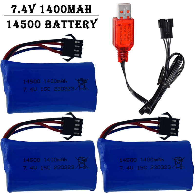 Baterai Lithium-Ion 7.4V 1400M - Rc Hobby Charger ulasan dan harga