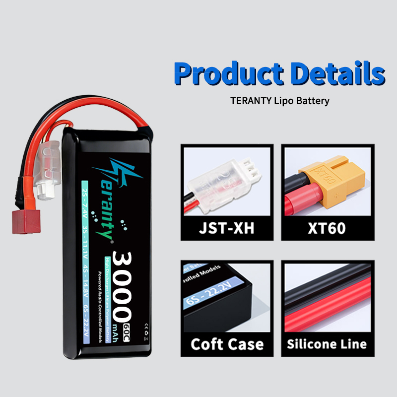 TERANTY 2S 3000mAh Baterai Lip - Rc Hobby & Maskinservice I Eskilstuna ulasan dan harga