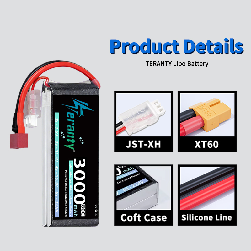TERANTY 2S 3000mAh Baterai Lip - Rc Hobby & Maskinservice I Eskilstuna ulasan dan harga