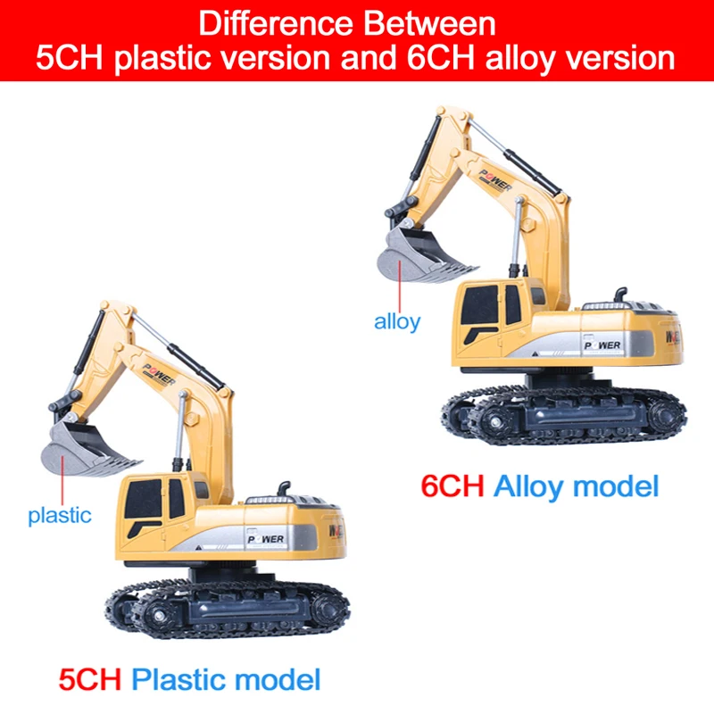 Excavator RC 2.4Ghz 6 Channel  - Rc Excavator Hobby ulasan dan harga