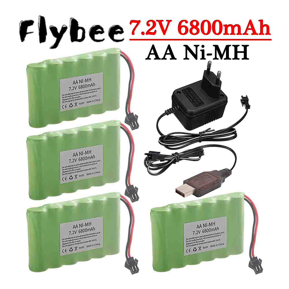 Baterai Ni-MH 7.2V 6800MAh SM  - Rc Hobby Charger ulasan dan harga