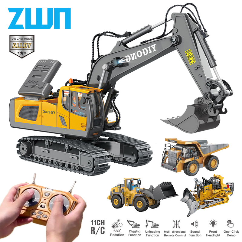 ZWN kendaraan konstruksi Remot - Rc Excavator Hobby ulasan dan harga