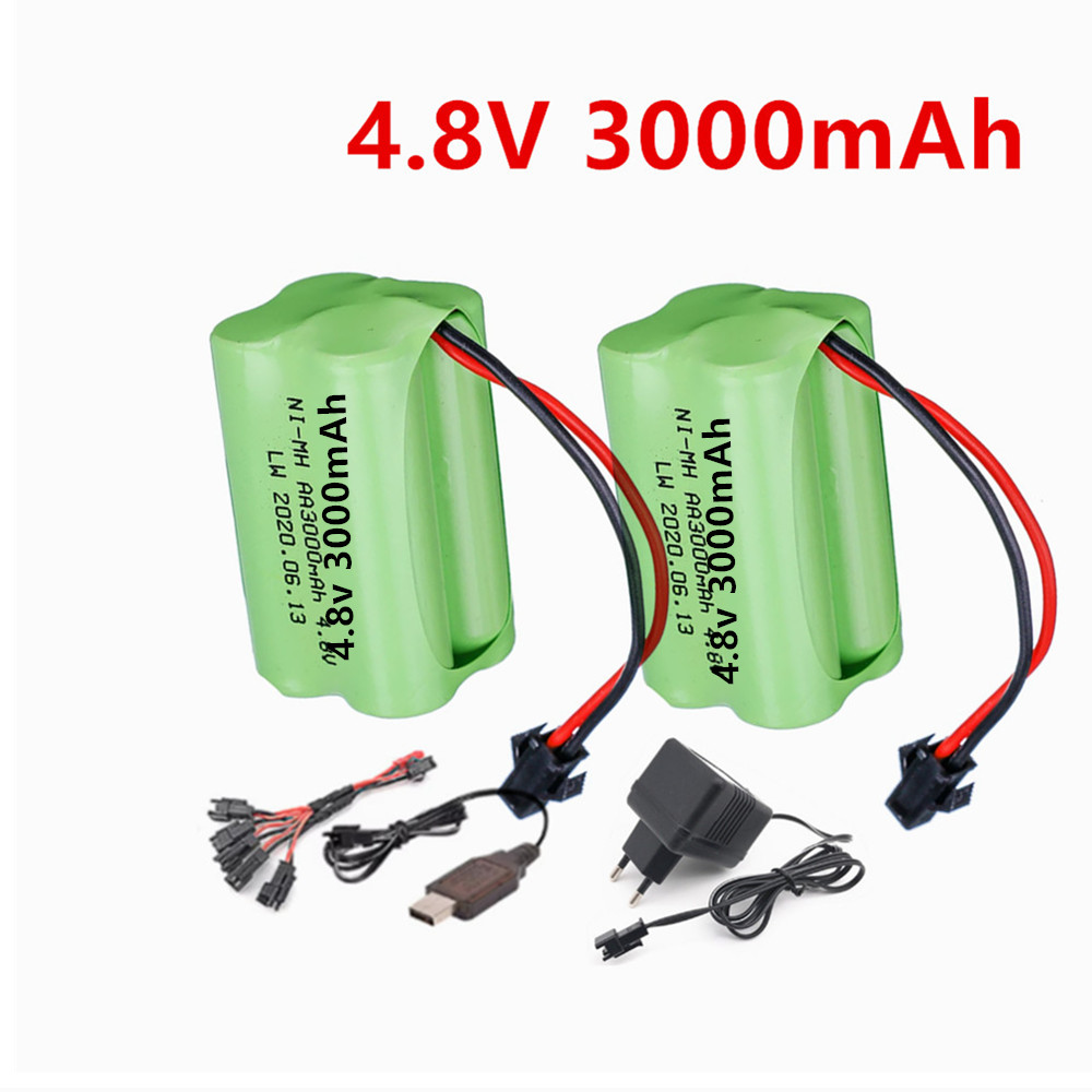 Baterai Isi Ulang 4.8v 3000mAh - Rc Hobby Charger ulasan dan harga