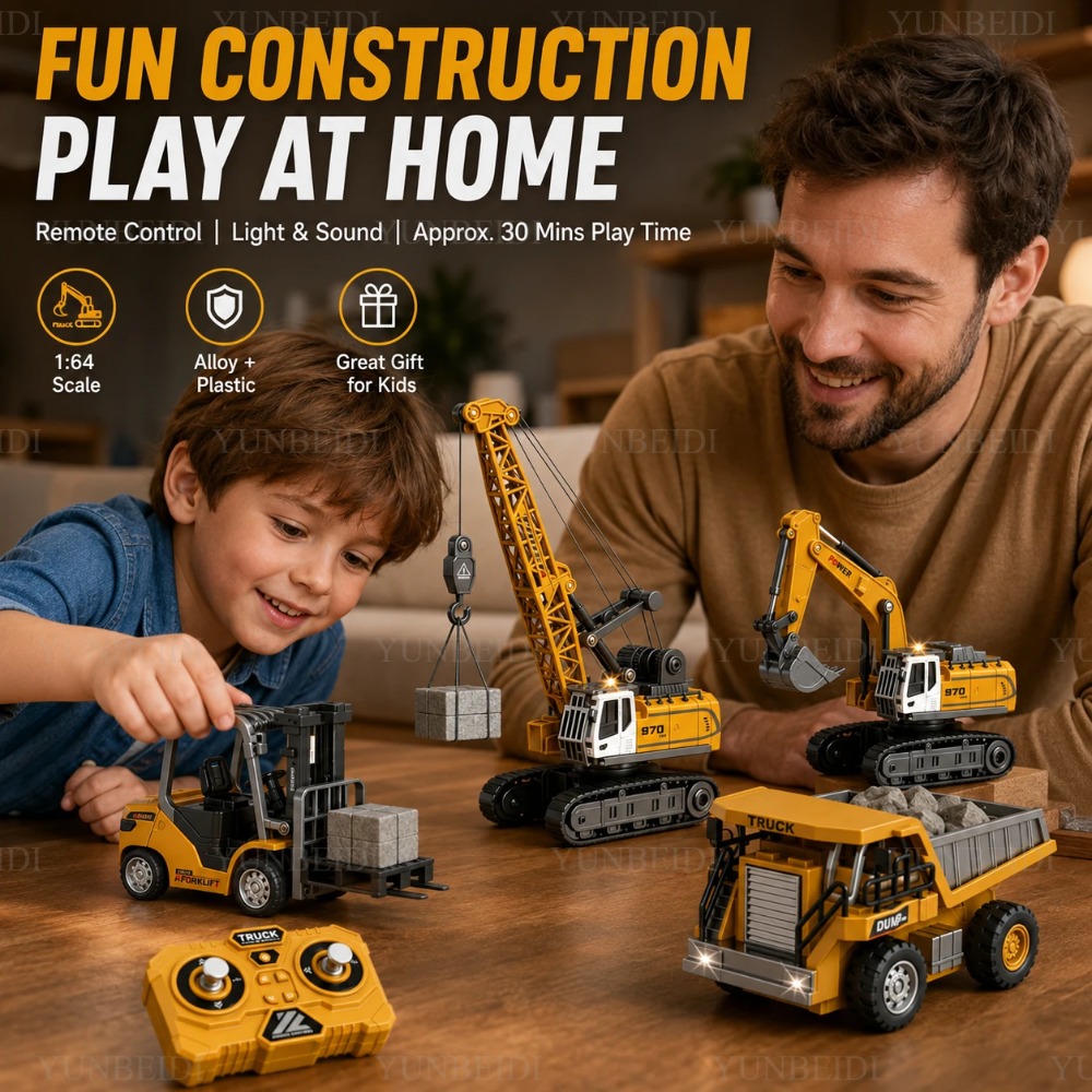 Mobil Mini Alloy Remote Contro - Rc Excavator Hobby ulasan dan harga